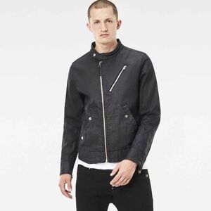 G-Star Empral Deconstructed 3D Biker Jacket- Black XS